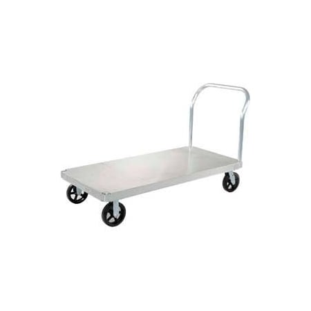 Global Equipment Magliner    Aluminum Platform Truck with Smooth Deck 48 x 30 2400 Lb. Cap. 585466S